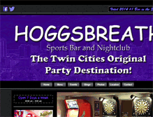 Tablet Screenshot of hoggsbreath.com